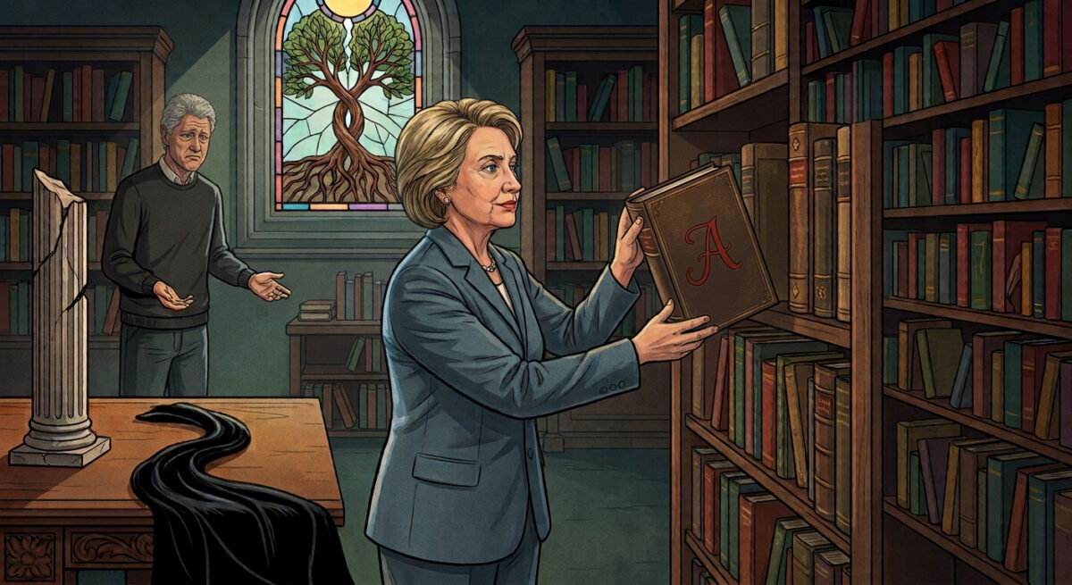 The Clintons dealing with infidelity