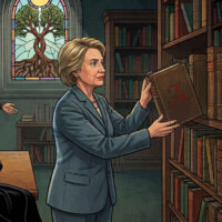 The Clintons dealing with infidelity