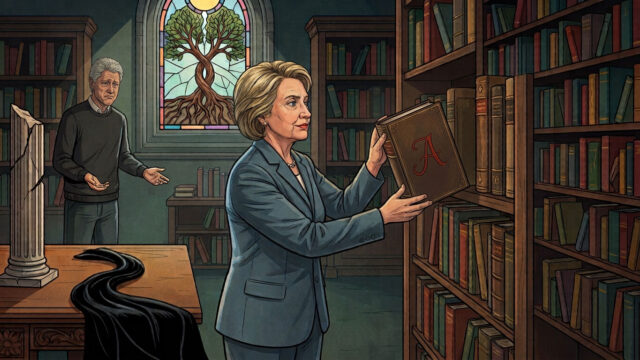 The Clintons dealing with infidelity
