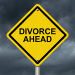 Divorce ahead sign