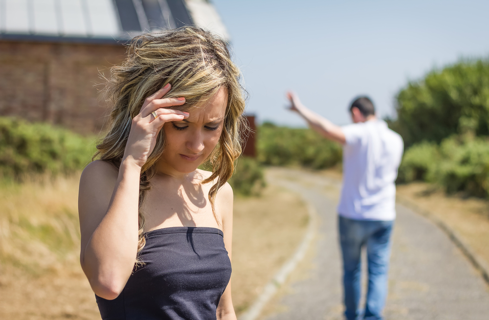 Husband leaving wife