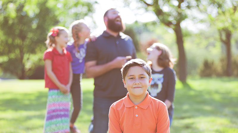 Adopted child being left out