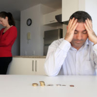 Broke husband struggling with money